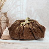 Horse Pouchette in Snake Print